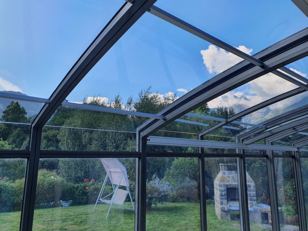 Remplacement des panneaux de la terrasse TOPAS solar veranda Remplacement des panneaux de la terrasse TOPAS solar veranda