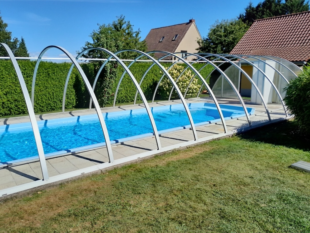 Remplacement des panneaux de l'abri de piscine VARIO fix Remplacement des panneaux de l'abri de piscine VARIO fix
